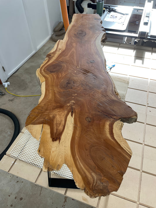 Live Edge Bench