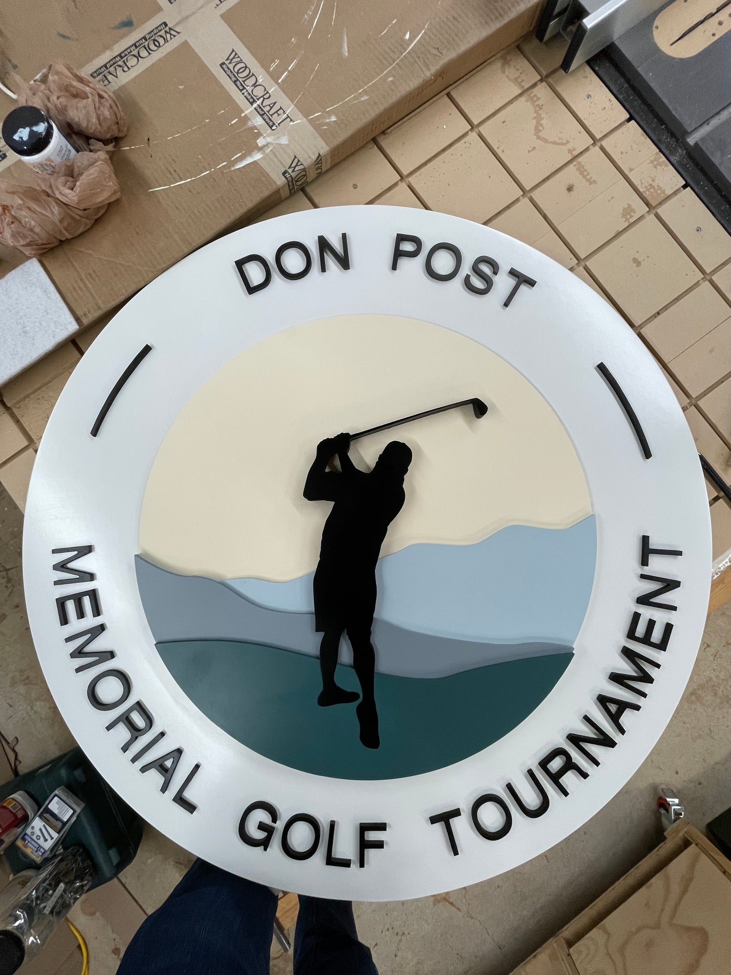 Golf Tournament Sign