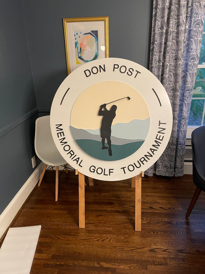 Golf Tournament Sign