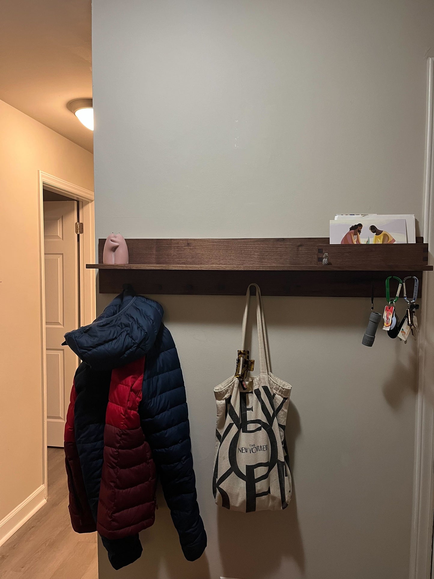 Entry Shelf and Coat Rack