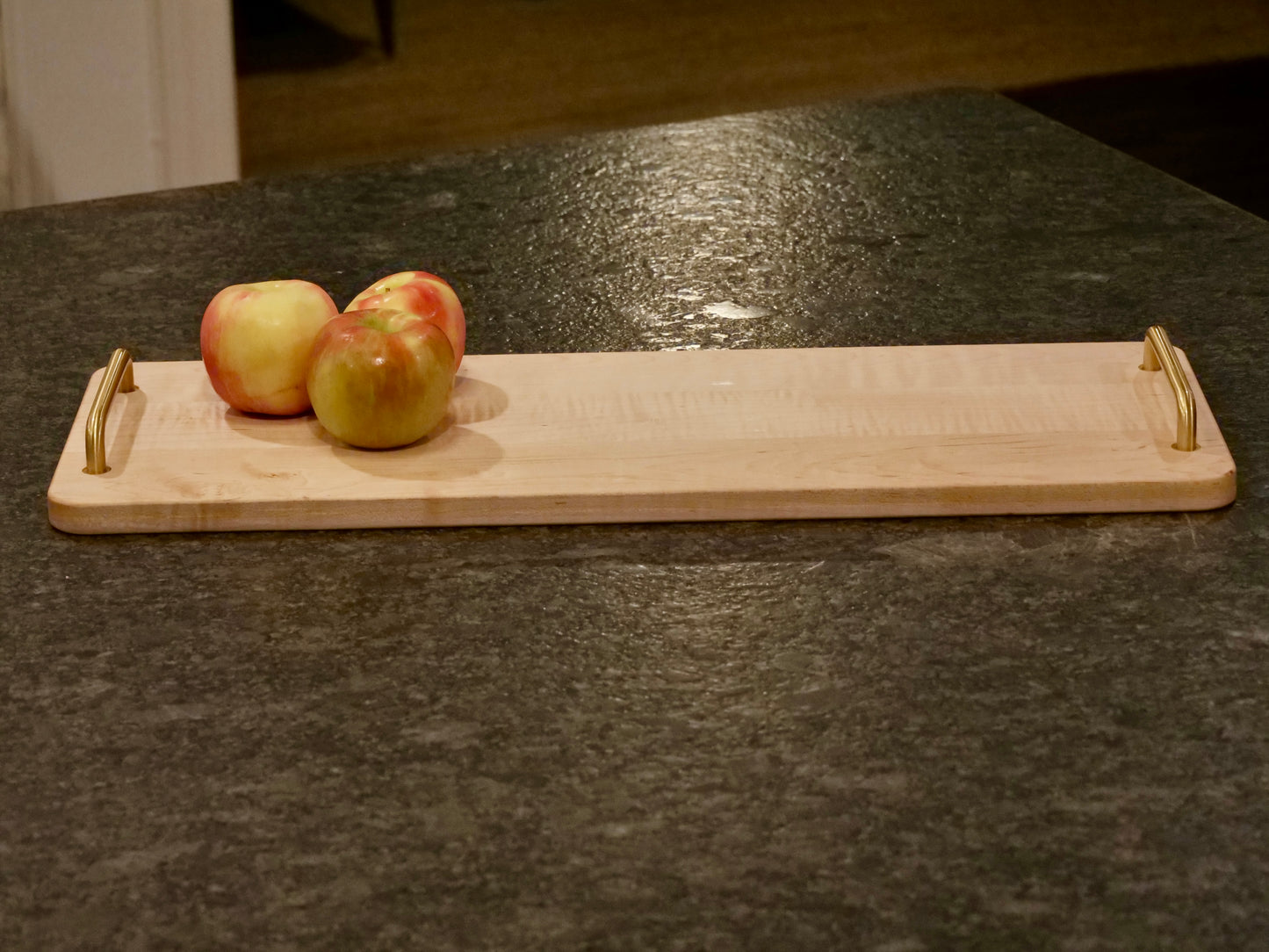 Large Serving Board with Rounded Handles